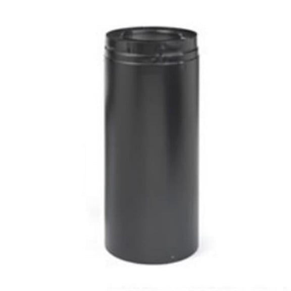 M & G Duravent 46DVA-16AB 4 Inch idx6 Inch od Black Direct-vent Pro 16 Inch  Pipe Extension