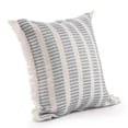 thumbnail image 2 of Ox Bay Eva 20" x 20" Blue/Ivory Striped Performance Adult Decorative Throw Pillow Cover, 2 of 5