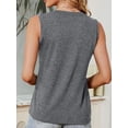 thumbnail image 2 of Rock and Roll Graphic Print Tank Top, Sleeveless Casual Top for Summer & Spring, Women's Clothing, 2 of 5