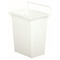 thumbnail image 2 of Ditangy Plastic in-Cabinet Door Mount Trash Can, 9 Quarts, 10" L x 7" W x 13" H, White, 2 of 2
