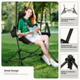 thumbnail image 5 of Alpha Joy Hammock Camping Chair Folding Rocking Chair, Black, 5 of 8