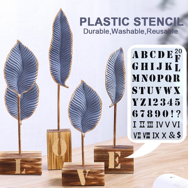 Journal Stencil Set Plastic Planner DIY Drawing Template Diary 12 Pcs