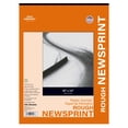 thumbnail image 3 of PRO ART Newsprint Paper Drawing Pad & Sketch Pad, 18x24, 100 Sheet Tape Bound Newsprint Pad, Natural Color Newspaper Sketchbook, High Bulk Smooth Finish, 3 of 4