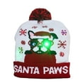 thumbnail image 2 of Colorful Light-up Knitted Hat Add Great Christmas Vibe Party Outfit Cloth Matching, 2 of 2