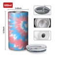 thumbnail image 4 of 20oz Coffee Tumblers Colorful Tie Dye Pattern Stainless Steel Vacuum Insulated Travel Tumbler Coffee Cups Mug with Lid and Straw with Cleaning Brush for Cold & Hot Drinks, 4 of 5