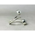 thumbnail image 3 of Heaven Crafts Double Moonstone Ring 925 Sterling Silver Adjustable Handmade Gift For Girlfriend, 3 of 6