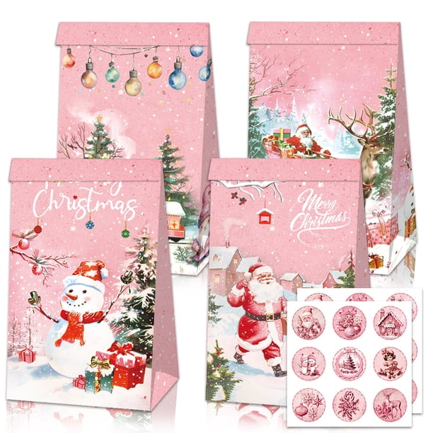Bolsa de embalaje navideña Inteprter muñeco de nieve con hermosos diseños