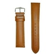 thumbnail image 2 of HIRSCH Forest Textured Calf Leather Watch Strap - Golden Brown Band / Silver Buckle - L - 22mm, 2 of 9