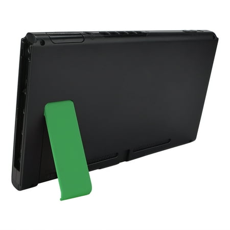 eXtremeRate 2 Set of Green Soft Touch Replacement Kickstand for Nintendo Switch Console, Back Bracket Holder Kick Stand for Nintendo Switch - Console NOT Included