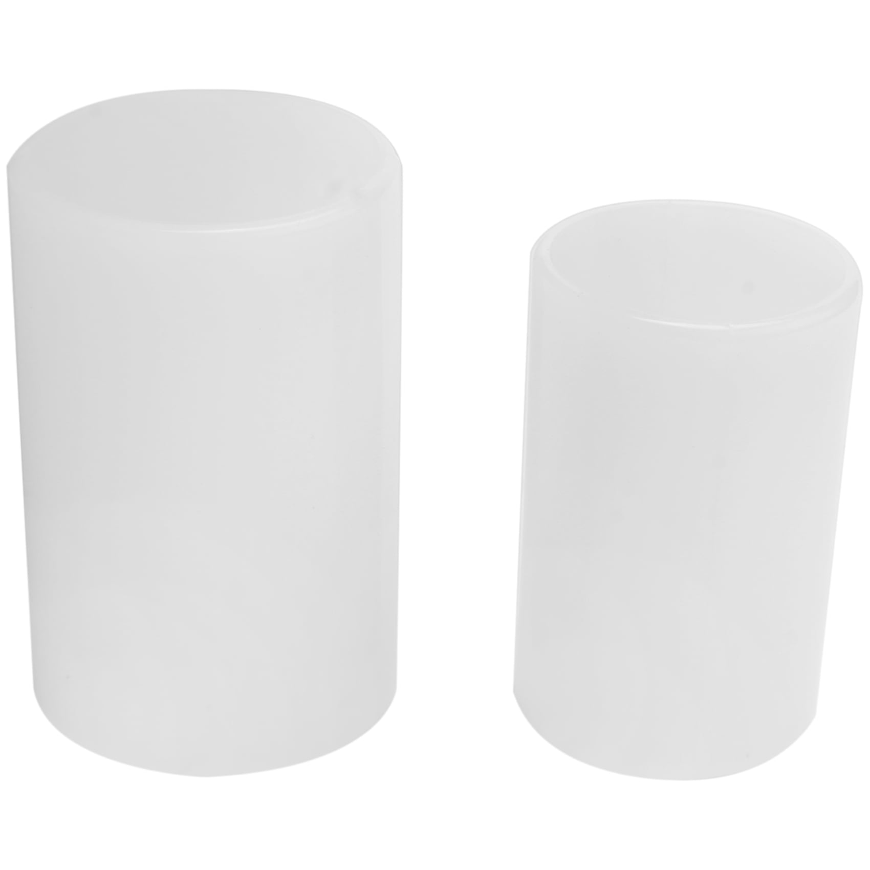 Benefischl 2 Sizes Cylinder Candle Molds Silicone Mold for Candle