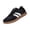 Black, variant on Women's Low-Top Retro Flat Sneakers Slip-On Suede with Rubber Sole Slip-On Design with Non-Slip Laces Walking Casual Shoes