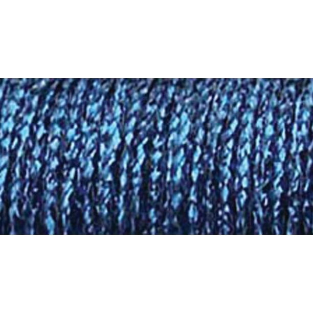 Kreinik Tresse de Tapisserie Métallique 12 11yd-Indigo Blue
