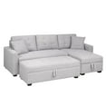 thumbnail image 2 of Amanda Sectional with Ottoman, Grey, 2 of 4