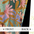 thumbnail image 5 of MIZHONA Boho Floral Blackout Curtains Set of 2 84 inch,Bohemain Printed Window Curtain Drapes for Living Room Bedroom, 5 of 6
