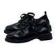 thumbnail image 2 of Zapatos de vestir para niña, estilo británico negro, suela gruesa, cabeza redonda, tacón estable, zapatos de uniforme para niñas para la escuela, oficina, fiesta, negro, 36, talla EU, 2 of 12