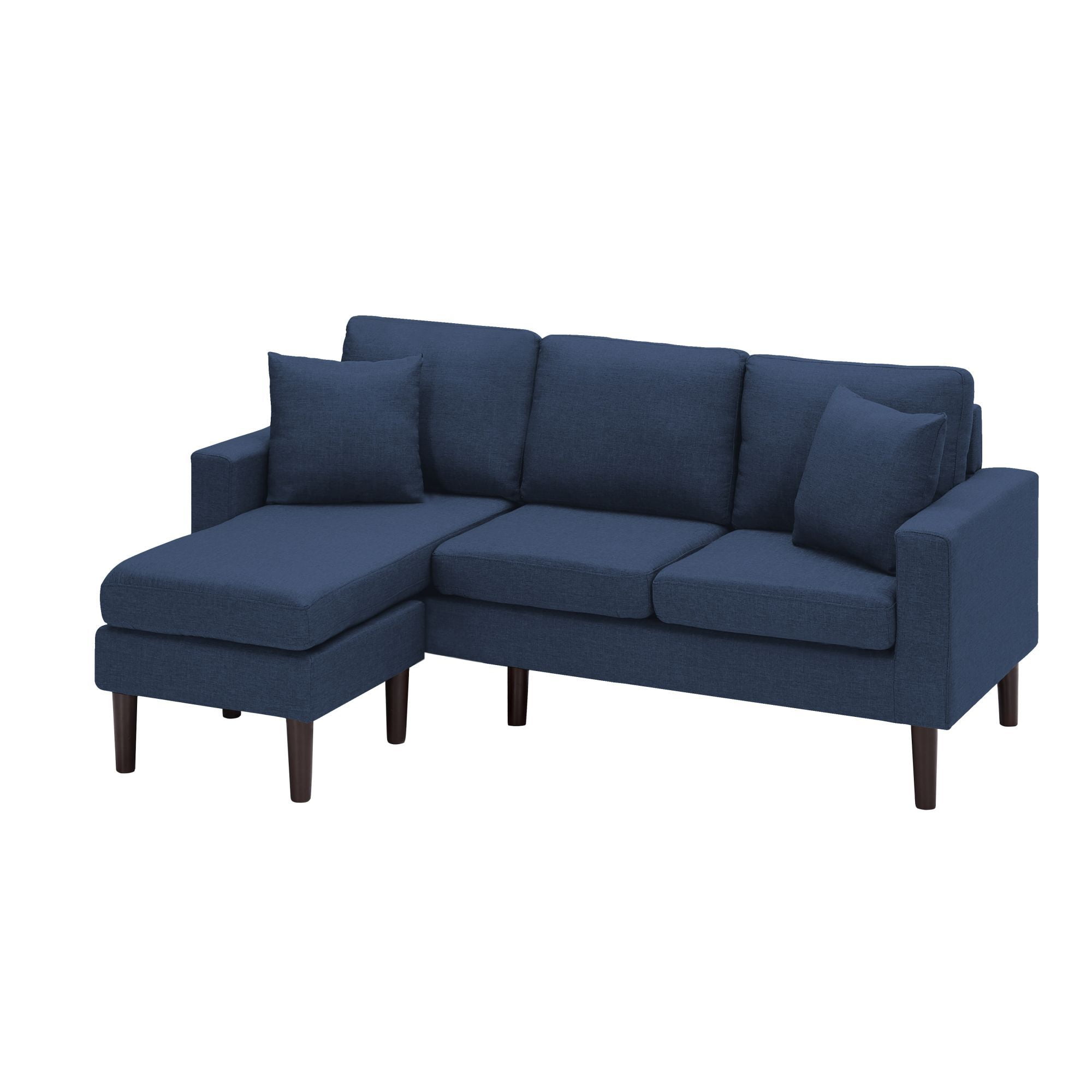 Aukfa Sectional Couch Modern Sectional Sleeper Sofa With 2 Pillows