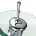 thumbnail image 3 of Grifo de lavabo redondo de vidrio macizo Grifo monomando de lavabo, 3 of 5