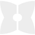thumbnail image 4 of 26"OD x 6"ID x 9 3/4"C x 1"P Cosmo Architectural Grade PVC Contemporary Ceiling Medallion, Two Piece, 4 of 11