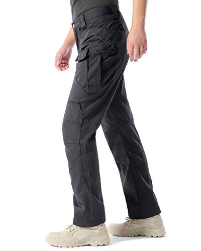 Alimens & Gentle Mens Tactical Cargo Pants Water Repellent Lightweight Quick Dry Outdoor Hiking Pants