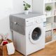 thumbnail image 3 of SZTXJ Fridge Dust Proof Cover Multi-Purpose Washing Machine Top Cover with Refrigerator Storage Organizer Bags-grey51X21inch, 3 of 5