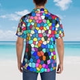 thumbnail image 6 of Balery Men'S Summer Hawaiian Shirts Short-Sleeve Design Name Printed Casual Shirts - Size Name, 6 of 9