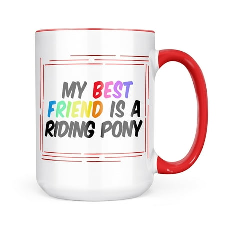 

Neonblond My best Friend a Riding Pony Horse Mug gift for Coffee Tea lovers
