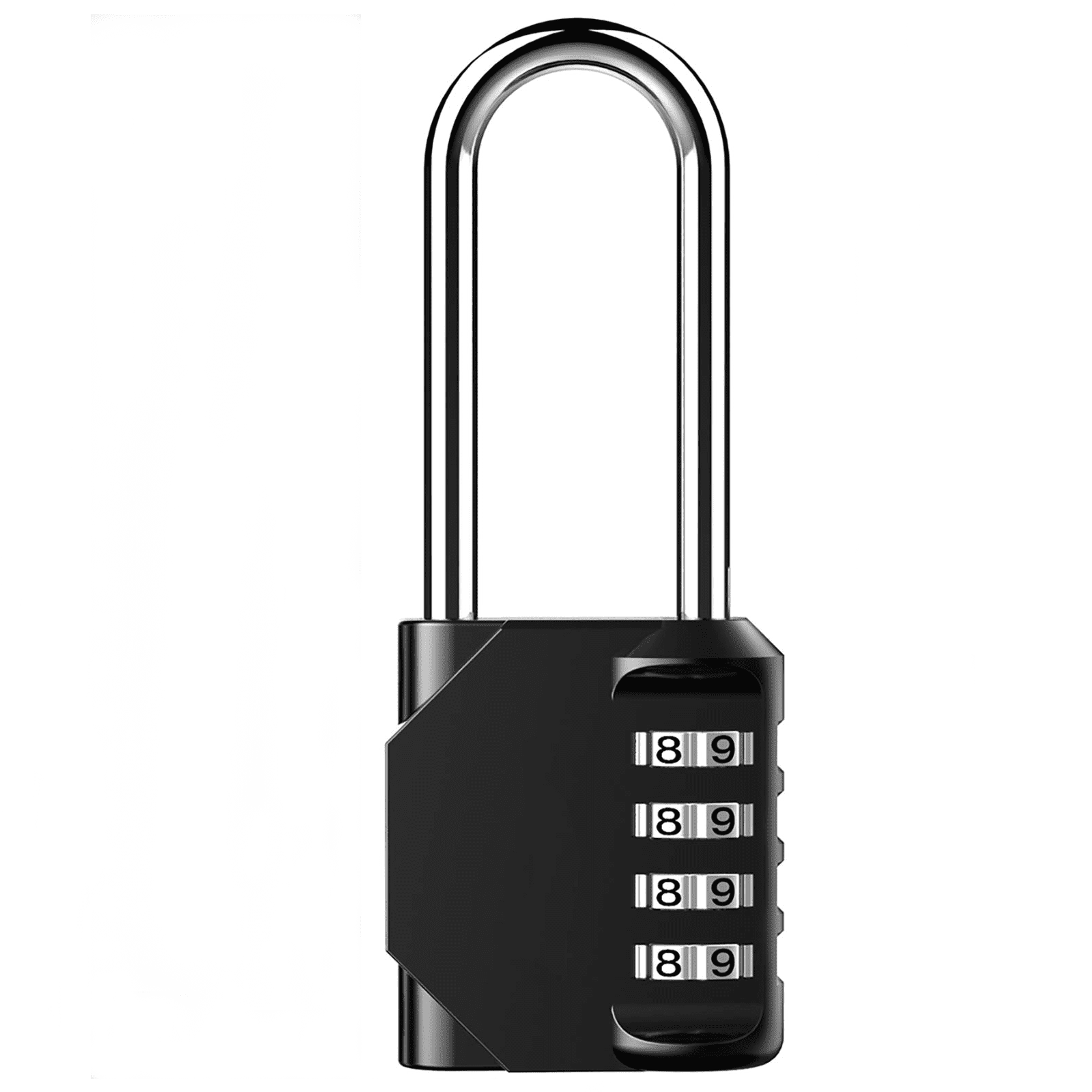 Gate Hasp Fence Case Toolbox Combination Lock for School Gym Locker 2 Pack, Black Combination Padlock 4 Digital Outdoor Waterproof Padlock