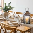 thumbnail image 6 of Brown Ombre Round 15 Inch Placemats Set of 8, Vintage Country Wooden HeatResistant Non Slip Place Mats for Dining Table, Wipeable Braided Kitchen Table Mats for Housewarming, 6 of 9