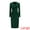 Dark Green, variant on DARING DIVA Women's Elegant Pencil Dress Lapel V Neck Long Sleeve Dress S Black