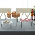 thumbnail image 3 of Soporte de exhibición de acrílico para pastel postre 3 niveles claro acrílico Afortunado Sencillez, 3 of 5