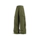 thumbnail image 3 of Amzcrzy Pantalones cargo informales para mujer: cintura elástica con cordón, bolsillos con solapa, estilo paracaídas/harem/jogging, holgados, cintura alta, tallas M-2XL. Verde, 3 of 5