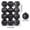 Black, variant on Christmas Ornaments 24ct Navy Blue Christmas Ball Ornaments Shatterproof Plastic Christmas Tree Decorations for Xmas Party Home Office Holiday Decor -Medium Size (1.58"/ 40mm)