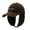Black, variant on Kingfansion Winter Hats for Women Men, Classic New Check Cap Women/Men, Winter Warm Baseball Cap with Ear Flaps Protection, Earflap Hat, Winter Hat, Polyester Fiber for Cold Weather Outdoor Activitie