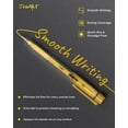 thumbnail image 3 of JusArt Gold Pens with 0.4mm, 0.5mm & 1.0mm Assorted Tips, Opaque Ink Gel Pens for Black Paper, Drawing, Journaling & DIY Crafts, Ideal Drawing Pens for Artists & Art Supplies, 3 Pack, 3 of 8