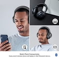 thumbnail image 3 of Technics Wireless Noise Cancelling Headphones, 50 Hours Battery Life, High-Fidelity Bluetooth Headphones with Multi-Point Connectivity, Impressive Call Quality, and Comfort Fit - EAH-A800-K Black, 3 of 5