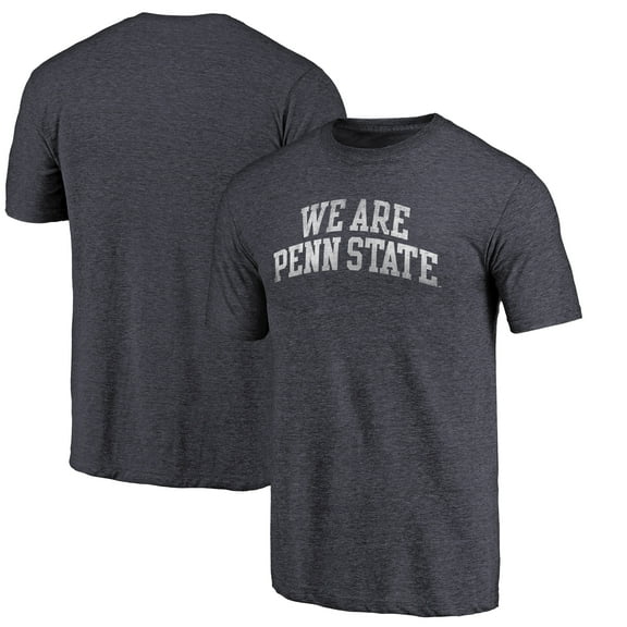 Men's Navy Penn State Nittany Lions Hometown Collection Arched Battle Cry Tri-Blend T-Shirt