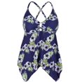thumbnail image 1 of Firpearl Women's Tankini Swimsuits Modest Flowy Crossback Plus Size Bathing Suit Top, 1 of 4