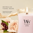 thumbnail image 4 of WoodWick Rose Blush Medium Hourglass Candle, 4 of 8