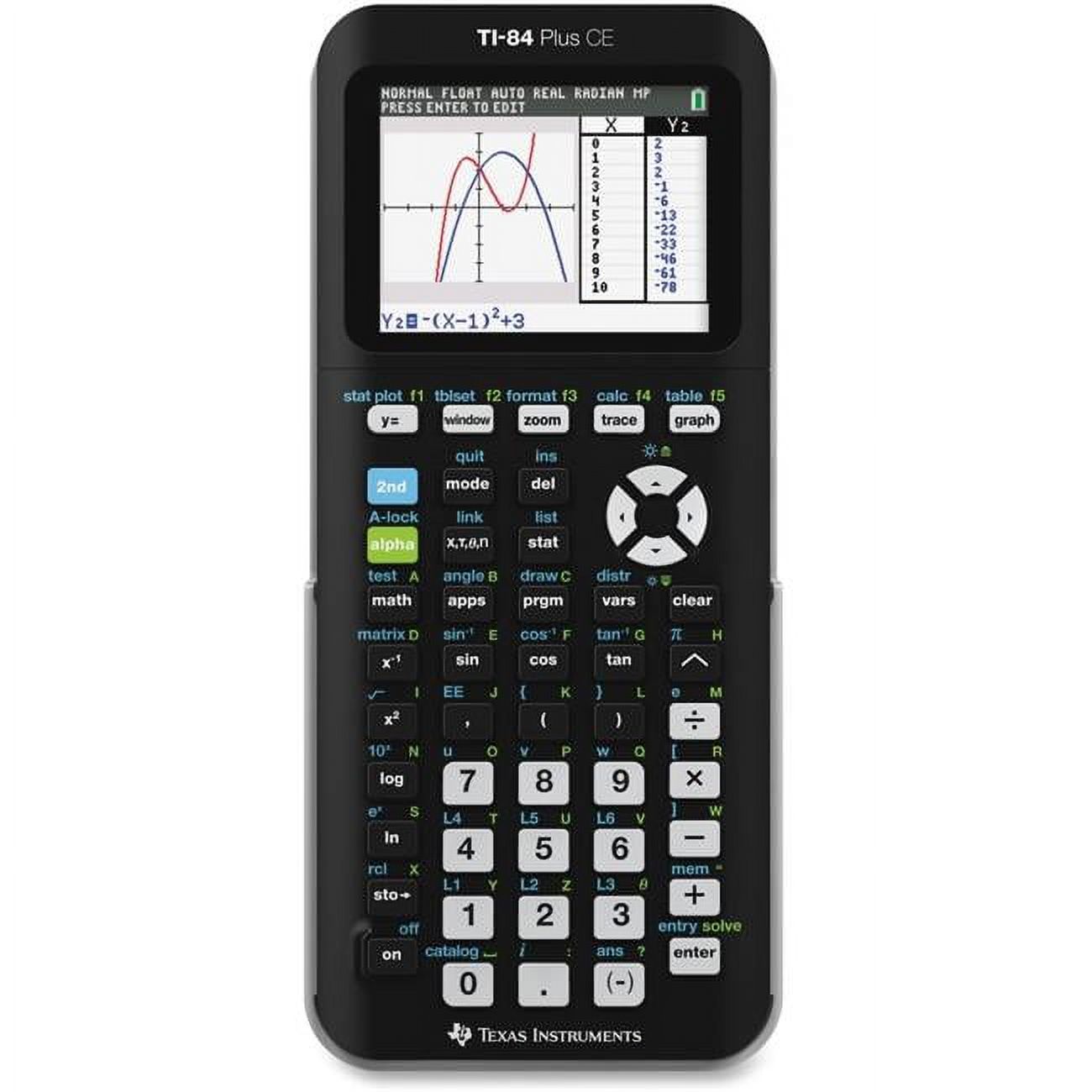 Texas Instruments 84PLCE/TBL/1L1/P TI 84 Plus CE Graphing Calc  