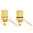 thumbnail image 4 of 10Pcs Video Speaker Terminal Connectors Binding Post 4mm Banana Jack Outlet, 4 of 5