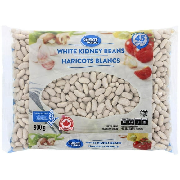 Haricots blancs Great Value 900 g