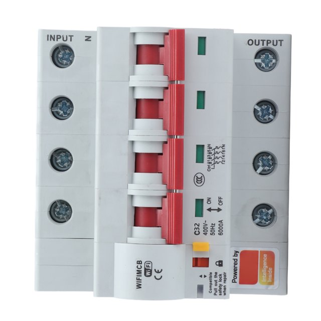 Disjoncteur Intelligent 4P Télécommande AC 400V avec Verrou de Sécurité pour la Maison