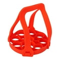 thumbnail image 4 of Support à Vapeur en Silicone à 9 Trous pour Œufs, Autocuiseur Anti-Brûlure, Coussin d'Isolation Thermique (Rouge), 4 of 10