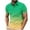 Light Green, variant on Mens Polo Shirts Cotton Quarter Zip Gradient Pullover Golf Polo T Shirts Regular Fit Outdoor Casual Casual Tops,Purple,XXXL