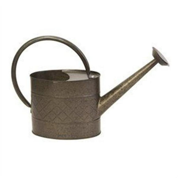 Panacea Products 230308 1 gal Zinc Watering Can, Black