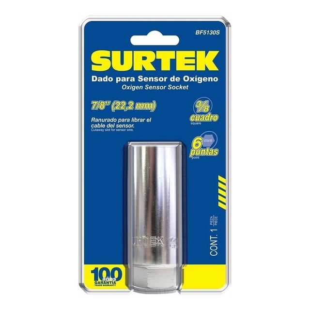 Dado 3/8 para Sensor de Oxígeno 7/8 BF5130S Surtek