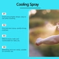 thumbnail image 7 of Cooling Spray - 50ml Instant Heat Relief Mist, Refreshing Sports Cooling Spray for Hot Weather Recovery, Long-lasting Cooling Sensation Spray for Outdoor Sports Soccer Basketball Volleyball Hiking, 7 of 7