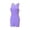 Purple, variant on Shadoumai Girls One Piece Swimsuit Size 16 Scalloped Ribbed Tankini for Girls Lightweight Tropical Print Bathing Suit Girls' Swimwear with Print Shorts Adjustable Wide Straps