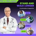 thumbnail image 4 of Welnove Heavy Duty Work Boot Insoles, 220 LBS High Arch Support for Plantar Fasciitis & Flat Feet, Anti-Fatigue Orthotic Inserts (S, Men Women), 4 of 6