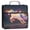 Glowing Flying Unicorn, variant on Water-Resistant 3-Ring Binder Organizer with Multiple Pockets Zipper Binder Bag for Office Flamingos in Tropical Garden